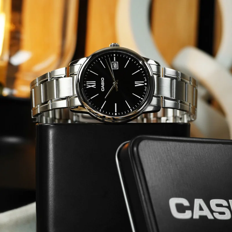 Чоловічий годинник Casio MTP-V002D-1B3 - Зображення 3